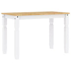 Clihome Table à manger de style ferme en pin pour 4 personnes, rustique, idéale pour les repas en famille et les réunions informelles