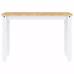 Clihome Table à manger de style ferme en pin pour 4 personnes, rustique, idéale pour les repas en famille et les réunions informelles