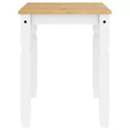 Clihome Table à manger de style ferme en pin pour 4 personnes, rustique, idéale pour les repas en famille et les réunions informelles
