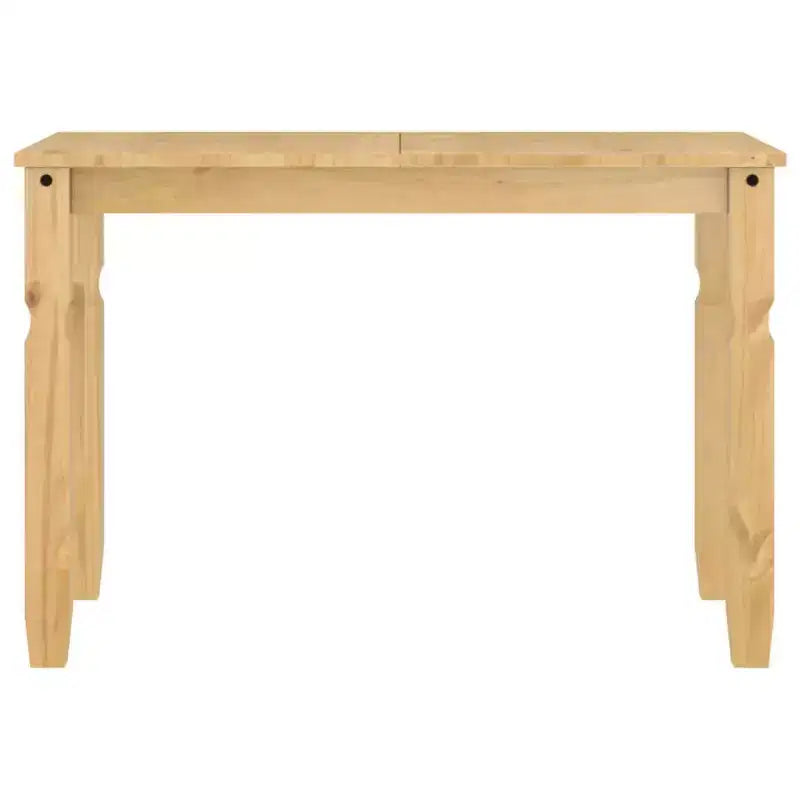 Clihome Table à manger de style ferme en pin pour 4 personnes, rustique, idéale pour les repas en famille et les réunions informelles