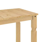 Clihome Table à manger de style ferme en pin pour 4 personnes, rustique, idéale pour les repas en famille et les réunions informelles