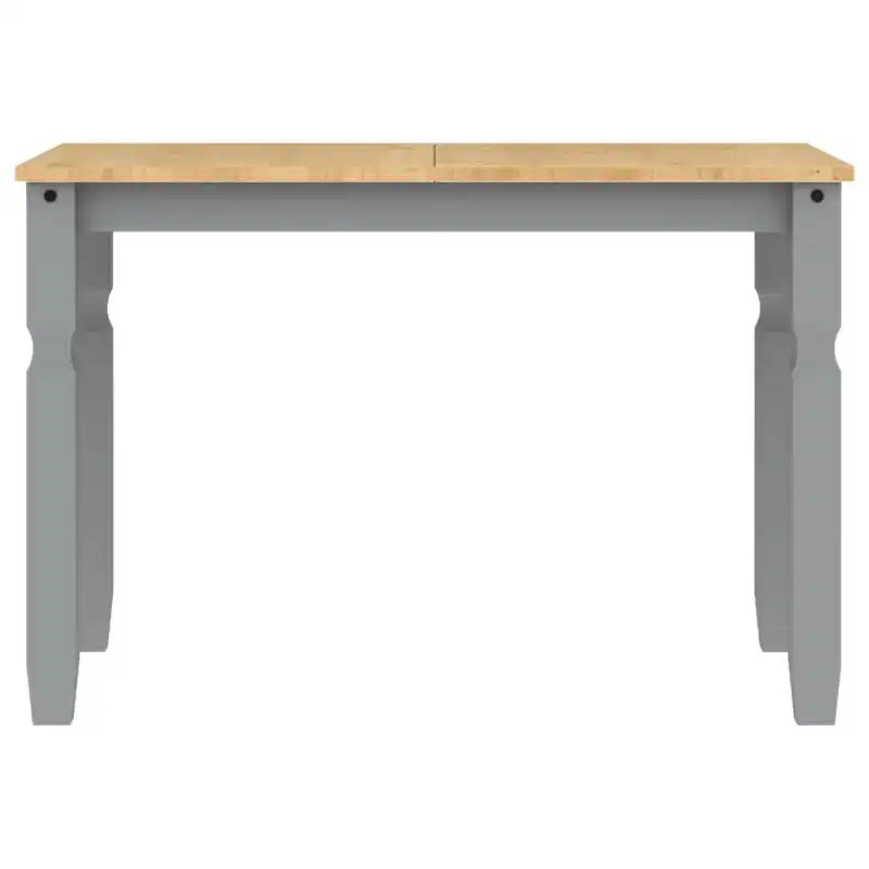 Clihome Table à manger de style ferme en pin pour 4 personnes, rustique, idéale pour les repas en famille et les réunions informelles