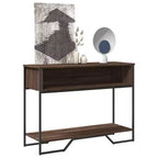 Clihome Table Console Sonoma Moderne, Chaleureuse et Spacieuse pour Entrée, Table de Couloir Robuste