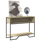 Clihome Table Console Sonoma Moderne, Chaleureuse et Spacieuse pour Entrée, Table de Couloir Robuste