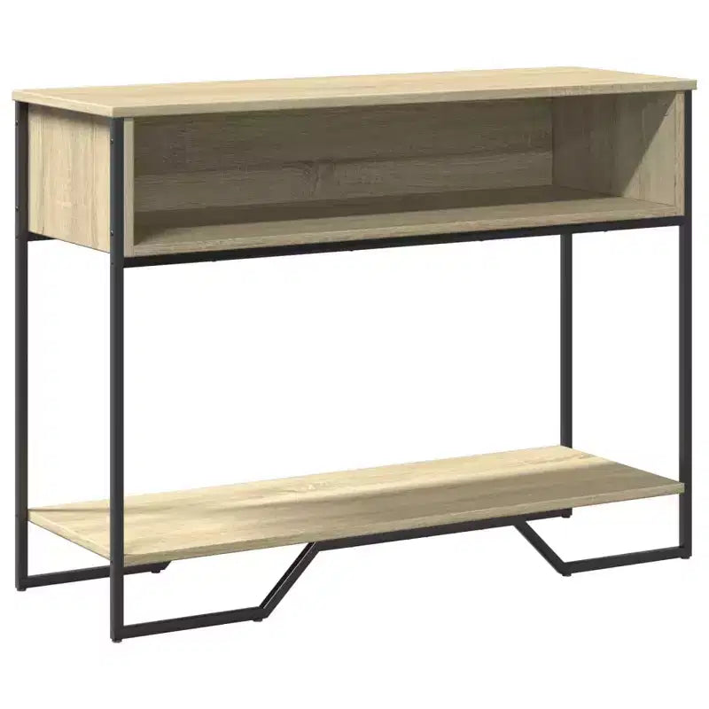 Clihome Table Console Sonoma Moderne, Chaleureuse et Spacieuse pour Entrée, Table de Couloir Robuste
