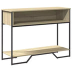 Clihome Table Console Sonoma Moderne, Chaleureuse et Spacieuse pour Entrée, Table de Couloir Robuste