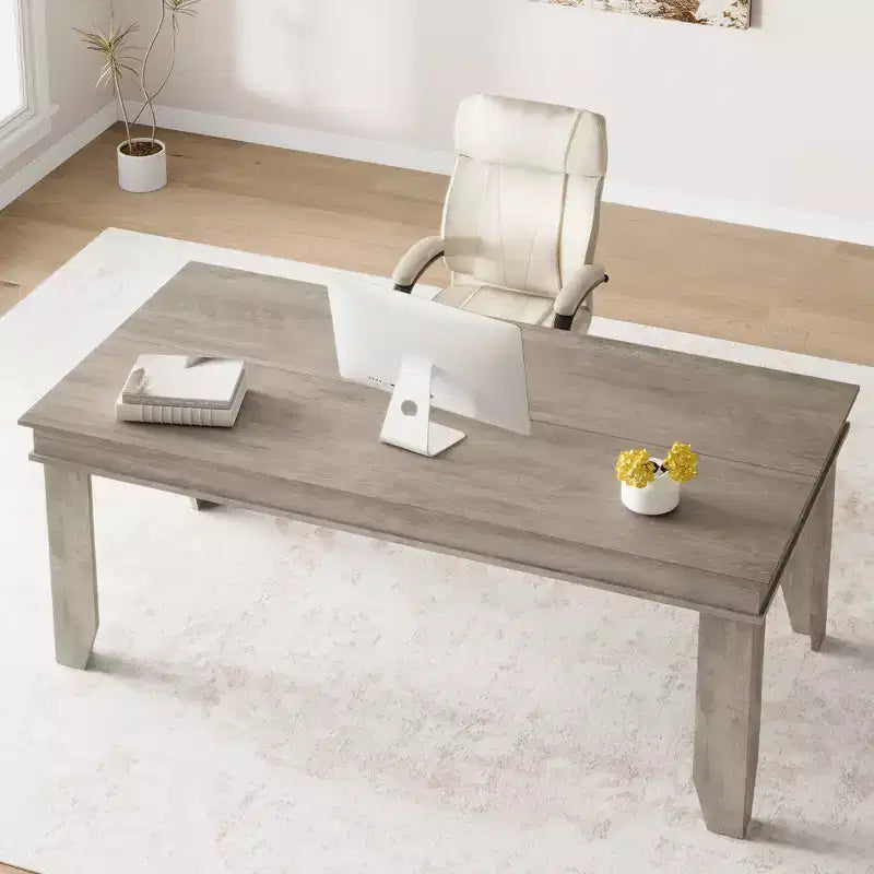 Grande table à manger de style ferme de 180 cm, pour 6 à 8 personnes, convient aux salons, salles à manger et appartements.