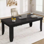 Grande table à manger de style ferme de 180 cm, pour 6 à 8 personnes, convient aux salons, salles à manger et appartements.