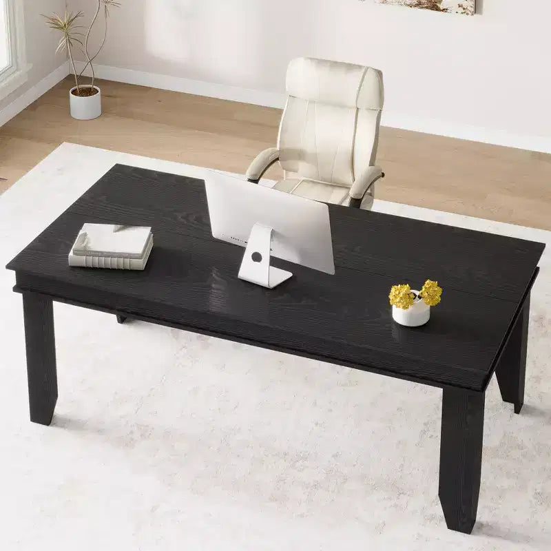 Grande table à manger de style ferme de 180 cm, pour 6 à 8 personnes, convient aux salons, salles à manger et appartements.