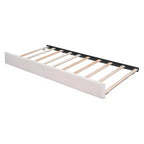 Lit plateforme capitonné pleine/grand lit avec lit gigogne, cadre de lit moderne en polaire bouclée avec lumière LED