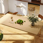 Table multifonctionnelle en bois Famapy - Grande table de salle à manger en bois, espace de travail spacieux et robuste pour le bureau à domicile et le salon