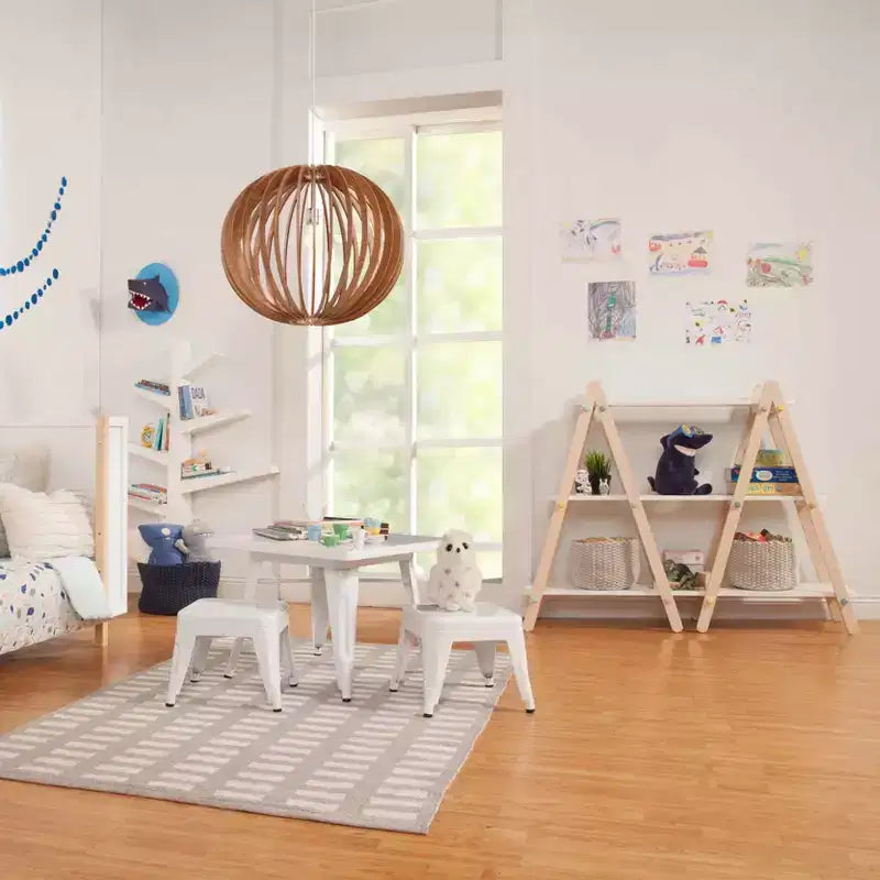 Bibliothèque Dottie de Babyletto - Blanc et naturel délavé