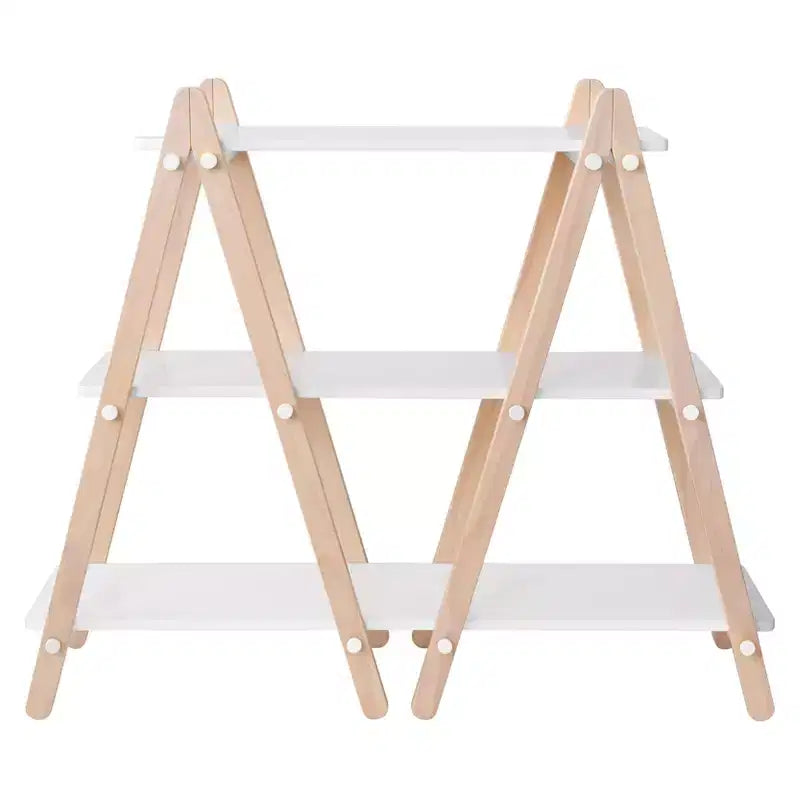 Bibliothèque Dottie de Babyletto - Blanc et naturel délavé