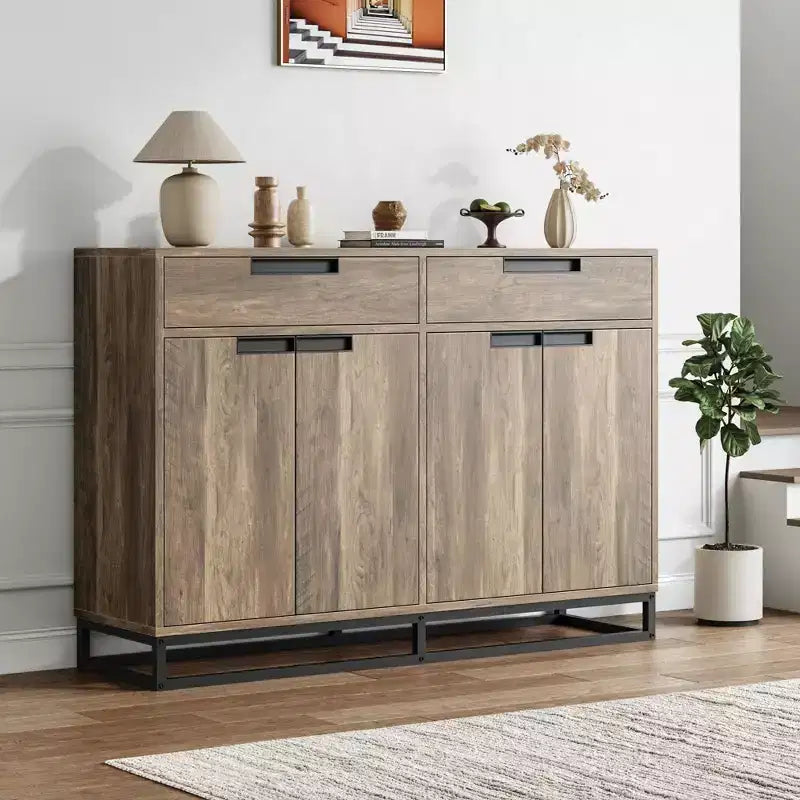 2 tiroirs et 4 portes, Meuble buffet/bahut pour cuisine,