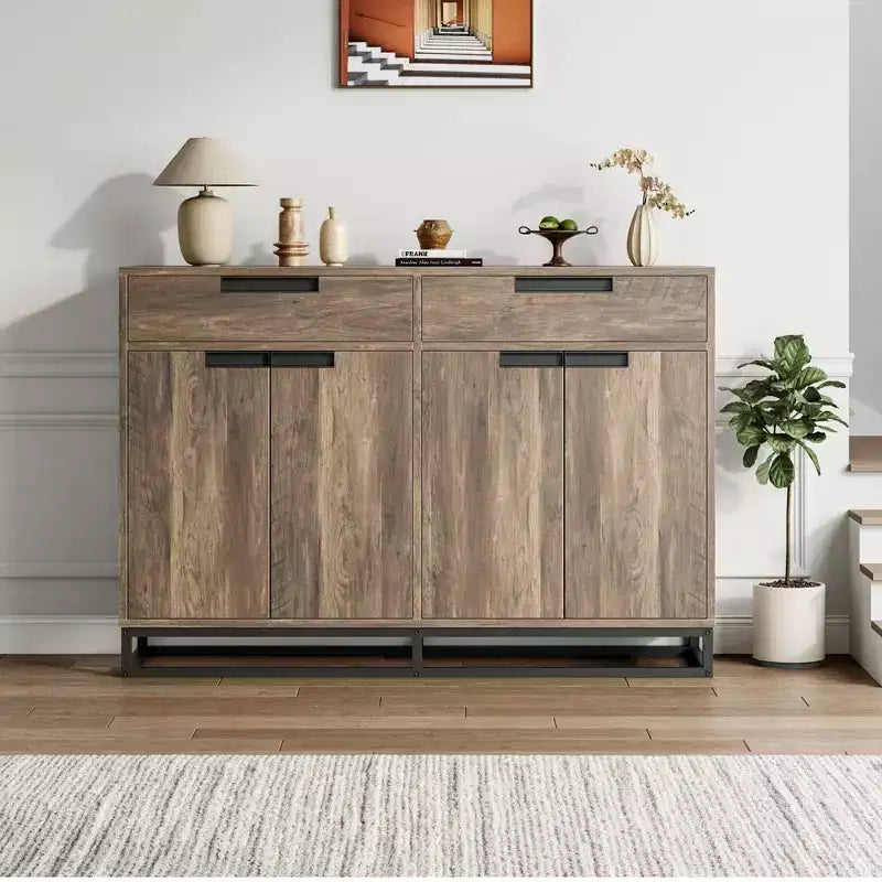 2 tiroirs et 4 portes, Meuble buffet/bahut pour cuisine,