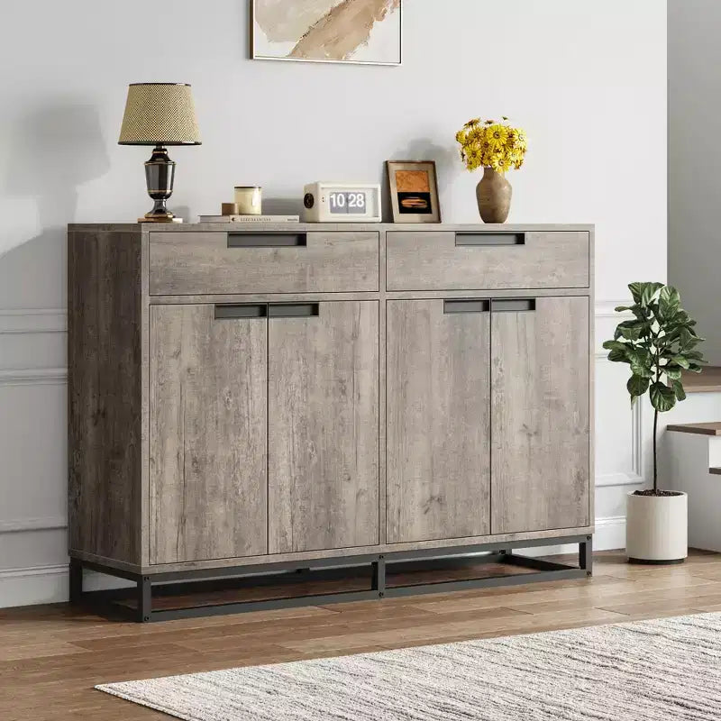 2 tiroirs et 4 portes, Meuble buffet/bahut pour cuisine,