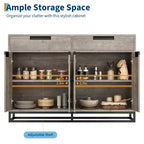 2 tiroirs et 4 portes, Meuble buffet/bahut pour cuisine,