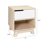 Table de chevet Babyletto Hudson avec port USB