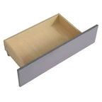 Lit de repos rembourré en bois en forme de L avec étagère de rangement latérale, lit de jour en velours pour chambre à coucher avec 2 tiroirs, taille simple