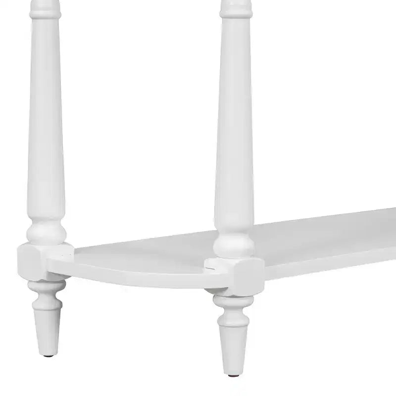 Console étroite vintage avec rangement, Table d'entrée en bois avec tiroir supérieur et étagère ouverte, Table de canapé rétro pour entrée et couloir