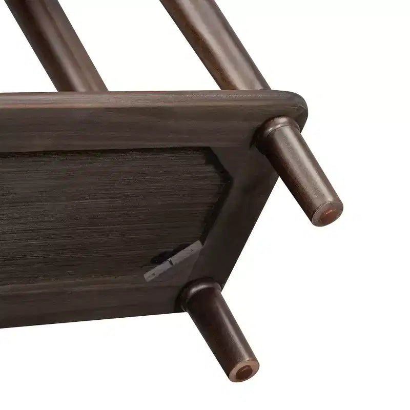 Console étroite vintage avec rangement, Table d'entrée en bois avec 4 tiroirs et étagère ouverte pour entrées, salons et couloirs