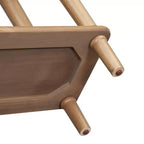 Console étroite vintage avec rangement, Table d'entrée en bois avec 4 tiroirs et étagère ouverte pour entrées, salons et couloirs