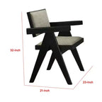 Lot de 2 fauteuils de salle à manger Royal Hampton, accoudoirs incurvés, pieds arrière inclinés, tissu gris