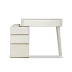 Coiffeuse moderne en bois GDFStudio Soren avec 4 tiroirs et tabouret