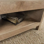 Table basse relevable GDFStudio Bryan 46 moderne avec rangement dissimulé