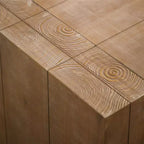 Homy Casa Table basse 49 en bois d'ingénierie rustique pour salon, Marron naturel