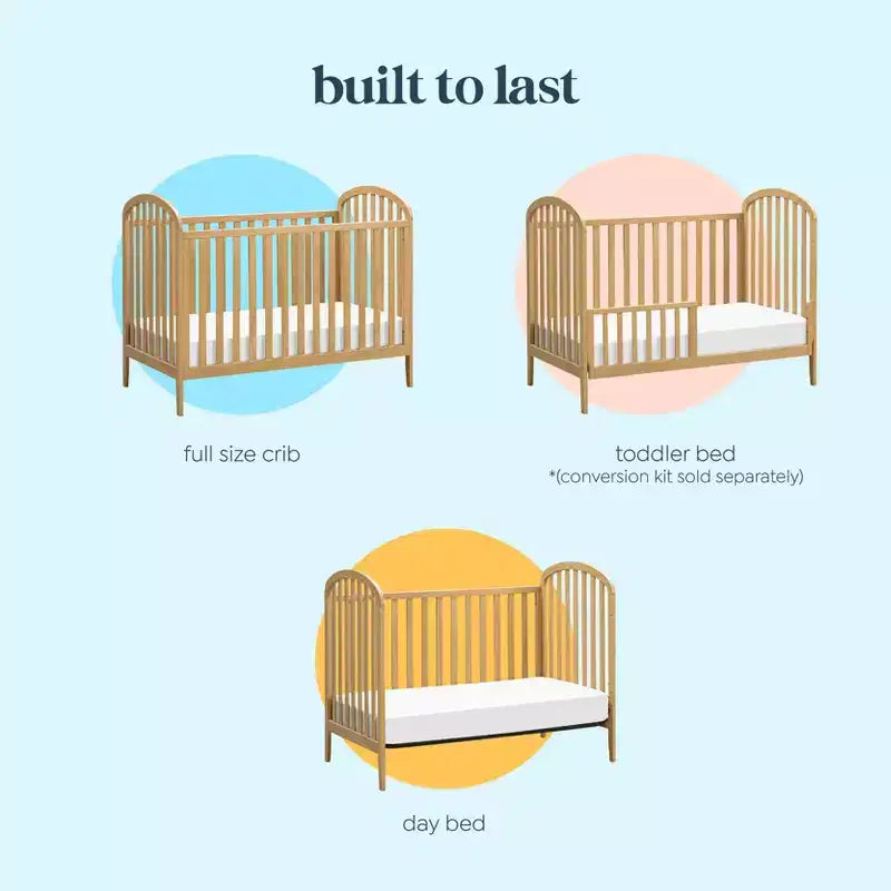 Lit de bébé évolutif 3-en-1 Beau de daVinci