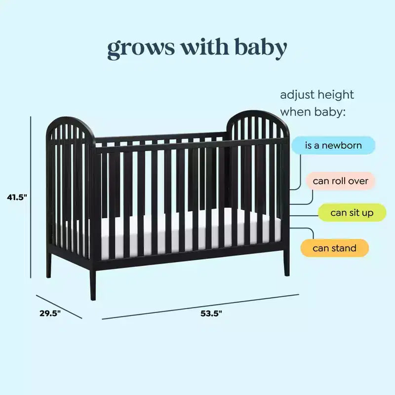 Lit de bébé évolutif 3-en-1 Beau de daVinci