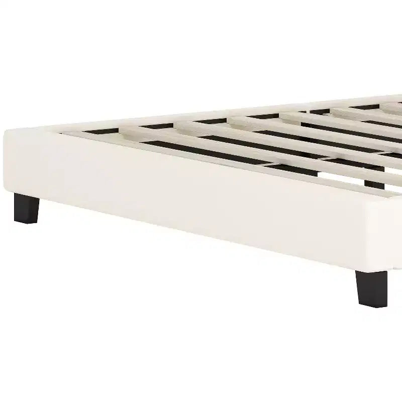 Lit princesse double/grand avec tête de lit couronne, cadre de lit plateforme en cuir PU rose pour chambre d'enfant