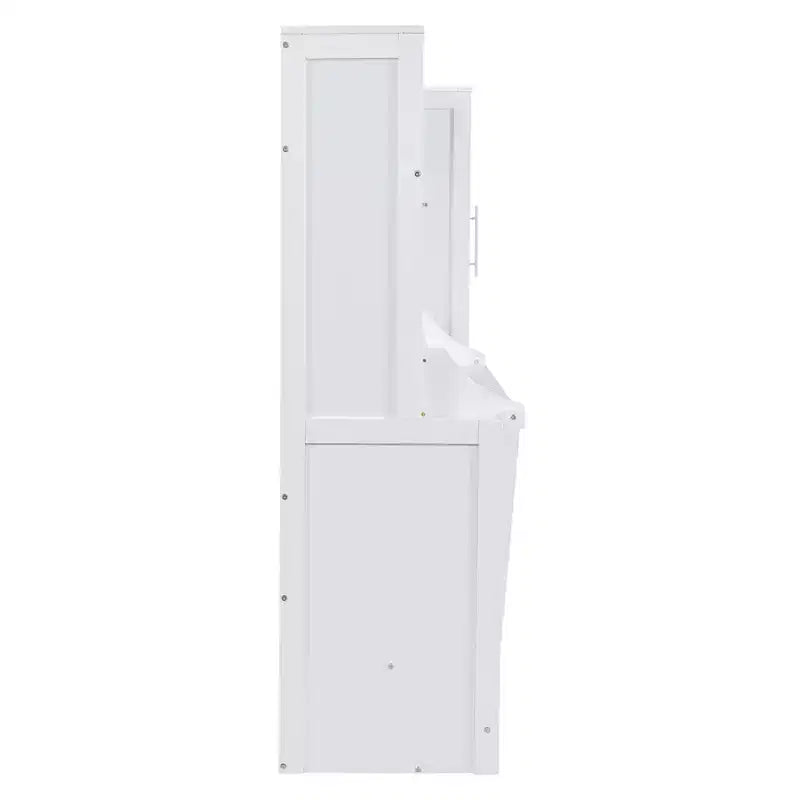 Lit escamotable grand lit/Queen, lit mural d'armoire en bois avec placard et tiroirs, lit pliant pour chambre d'amis, petite chambre