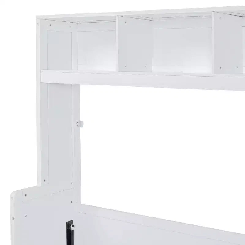 Lit escamotable grand lit/Queen, lit mural d'armoire en bois avec placard et tiroirs, lit pliant pour chambre d'amis, petite chambre