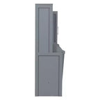 Lit escamotable grand lit/Queen, lit mural d'armoire en bois avec placard et tiroirs, lit pliant pour chambre d'amis, petite chambre