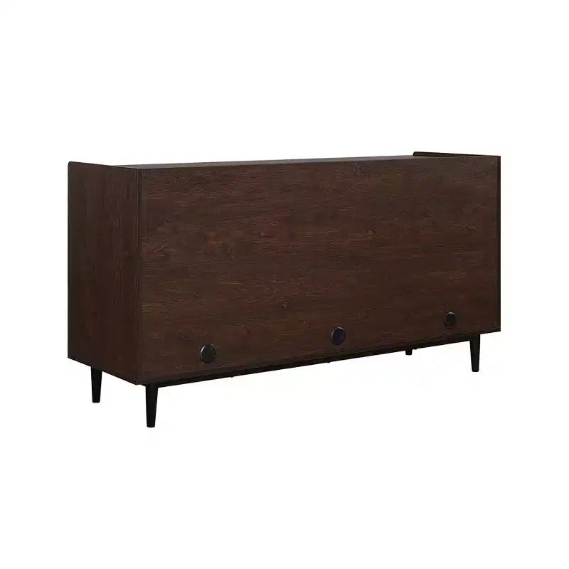 GDFStudio Duane, buffet/bahut moderne mi-siècle à 2 portes avec pieds en métal, 149,86 cm