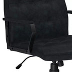 HomeStock - Chaise de bureau pivotante à hauteur réglable, assise en mousse blanche, hauteur 91 cm