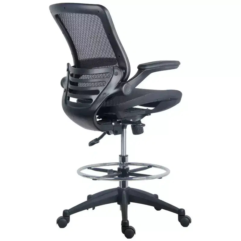Chaise de bureau de direction HomeStock, hauteur réglable 84 cm, assise en cuir PU doré, inclinaison réglable