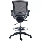 Chaise de bureau de direction HomeStock, hauteur réglable 84 cm, assise en cuir PU doré, inclinaison réglable