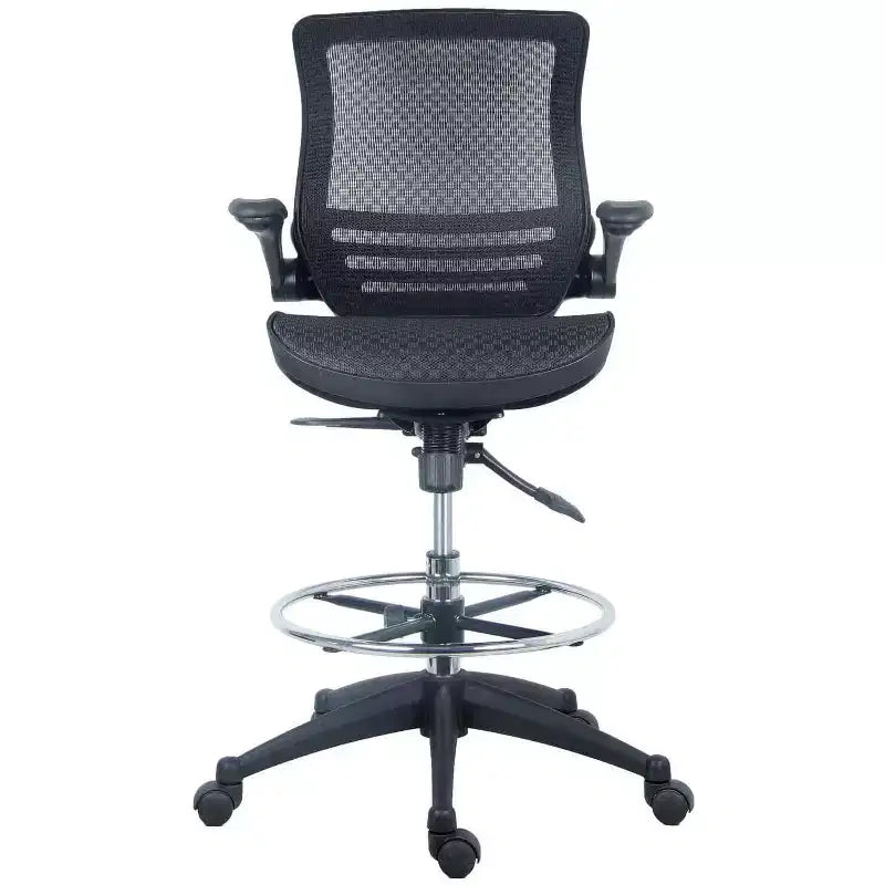 Chaise de bureau de direction HomeStock, hauteur réglable 84 cm, assise en cuir PU doré, inclinaison réglable
