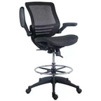 Chaise de bureau de direction HomeStock, hauteur réglable 84 cm, assise en cuir PU doré, inclinaison réglable