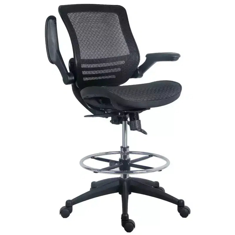 Chaise de bureau de direction HomeStock, hauteur réglable 84 cm, assise en cuir PU doré, inclinaison réglable
