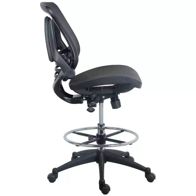 Chaise de bureau de direction HomeStock, hauteur réglable 84 cm, assise en cuir PU doré, inclinaison réglable