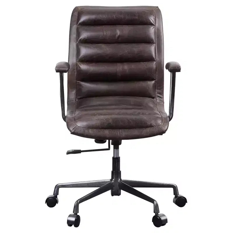 HomeStock Fauteuils de bureau de direction avec assise en mousse noire de 102,9 cm de haut, réglable en hauteur et inclinable