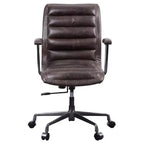 HomeStock Fauteuils de bureau de direction avec assise en mousse noire de 102,9 cm de haut, réglable en hauteur et inclinable