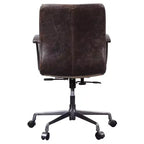 HomeStock Fauteuils de bureau de direction avec assise en mousse noire de 102,9 cm de haut, réglable en hauteur et inclinable