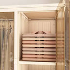 Organisateur de rangement Whisen pour penderie, commode à vêtements, 9 portes magnétiques - 9 cubes et 1 tringle à suspendre, 6 cintres