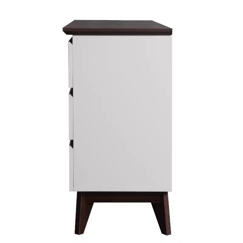 Commode de rangement moderne en bois GDFStudio Silas 47 avec 6 tiroirs