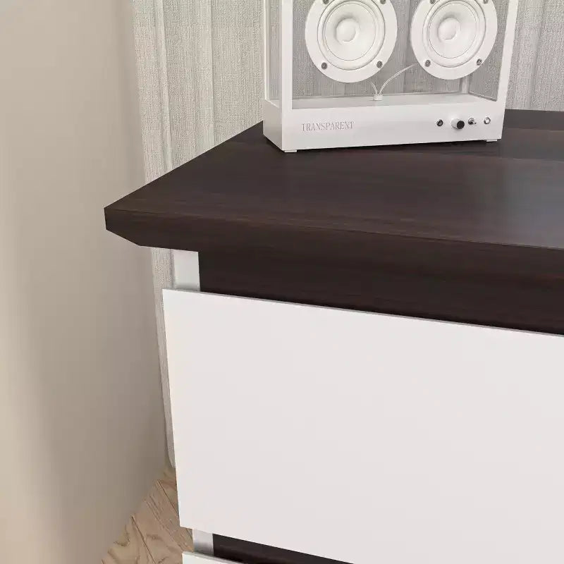 Commode de rangement moderne en bois GDFStudio Silas 47 avec 6 tiroirs
